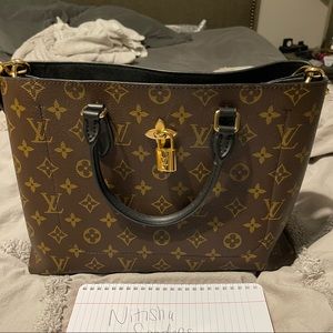 Louis Vuitton flower tote